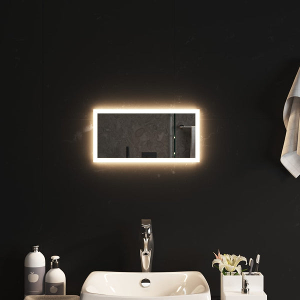 Kylpyhuoneen LED-peili 40x20 cm