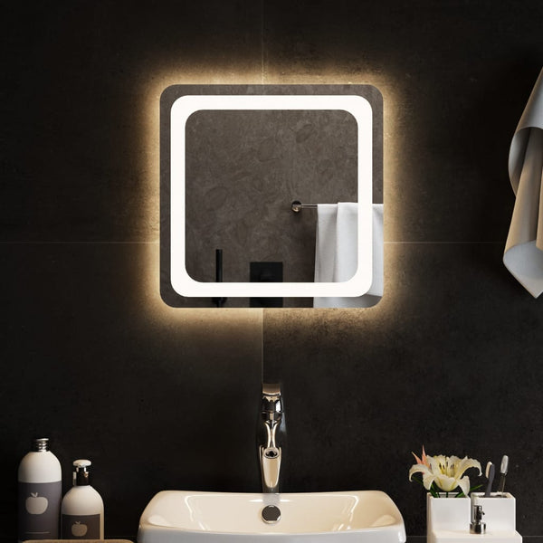 Kylpyhuoneen LED-peili 40x40 cm