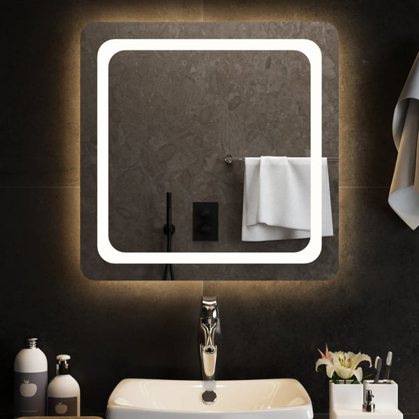 Kylpyhuoneen LED-peili 60x60 cm
