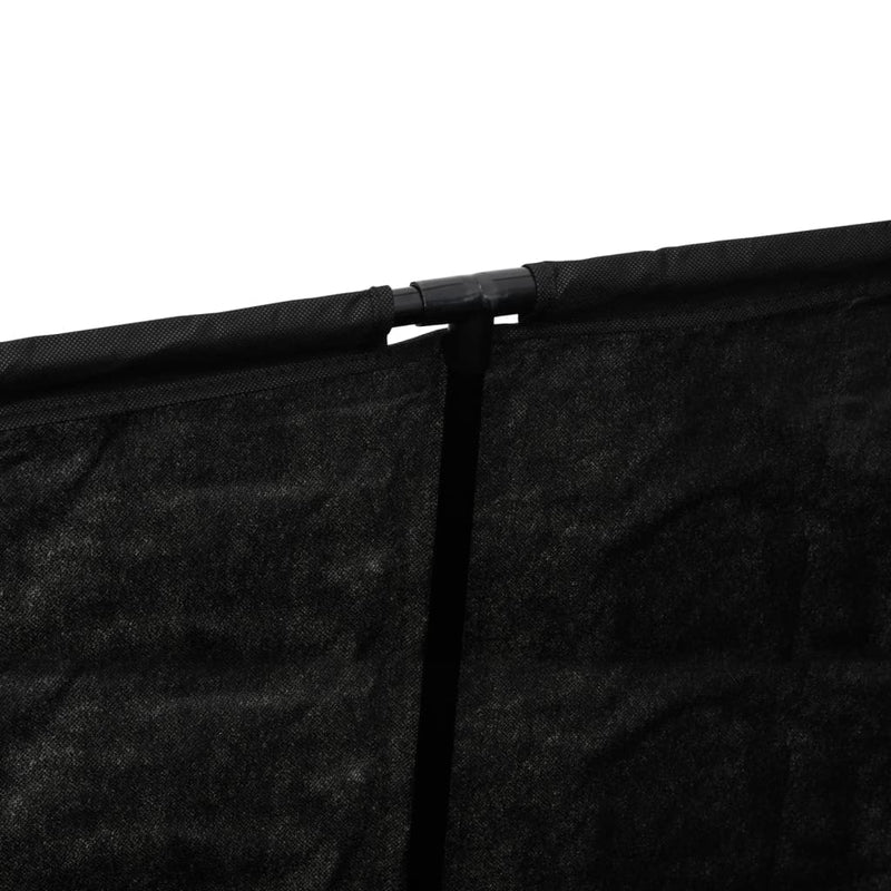 Pieneläinhäkki musta 105x34,5x45 cm kangas