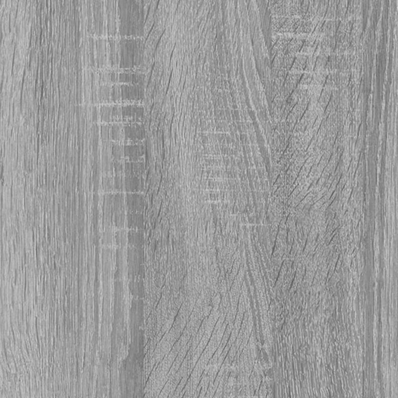 CD-hylly harmaa Sonoma 102x23x89,5 cm tekninen puu