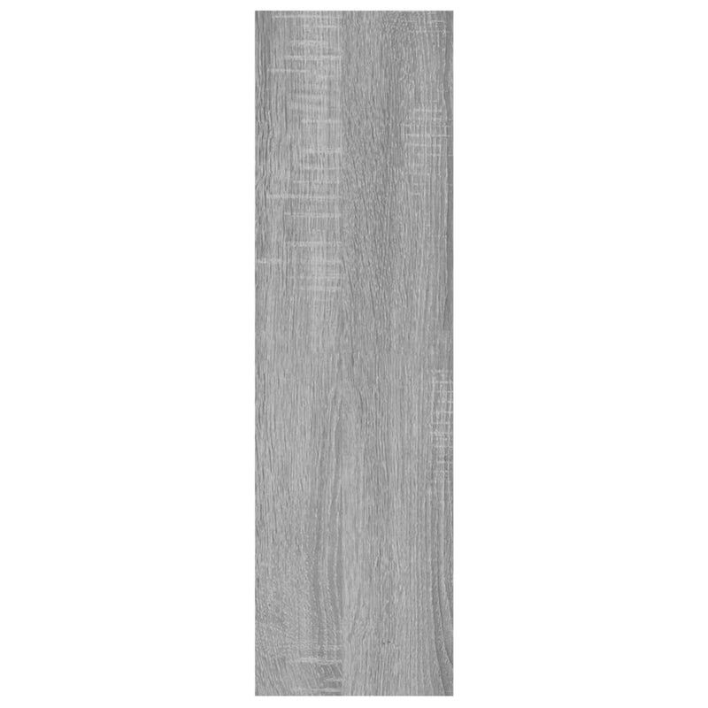 Seinähylly harmaa Sonoma 75x16x55 cm tekninen puu
