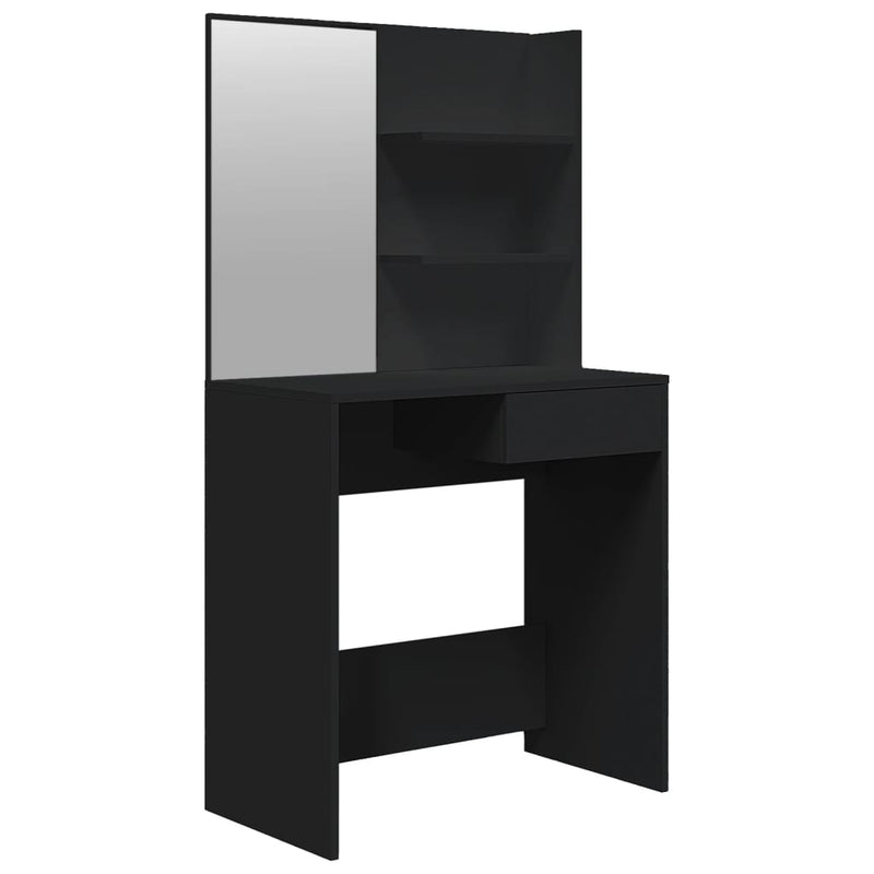 Peilipöytä musta 74,5x40x141 cm