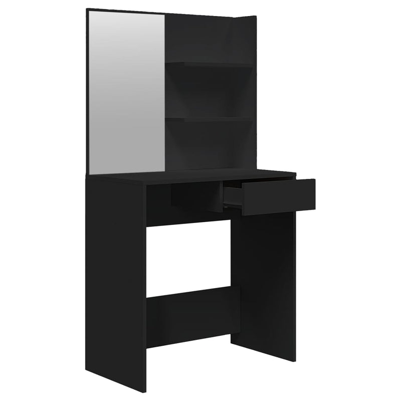 Peilipöytä musta 74,5x40x141 cm