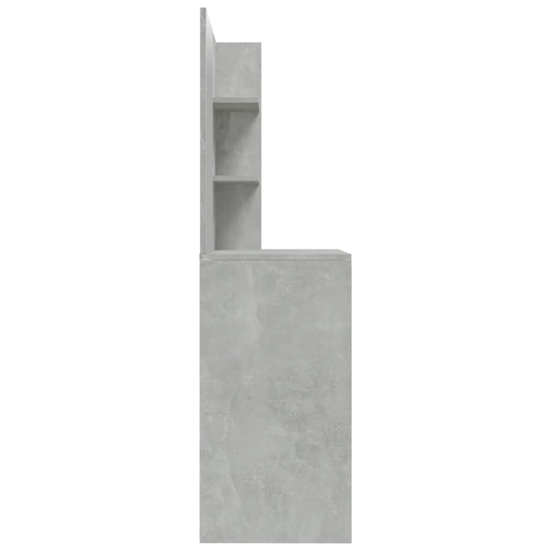 Peilipöytä betoninharmaa 74,5x40x141 cm