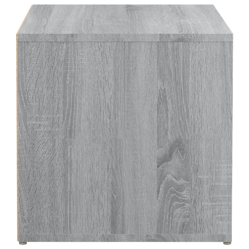 Säilytyslaatikko harmaa Sonoma 40,5x40x40 cm tekninen puu