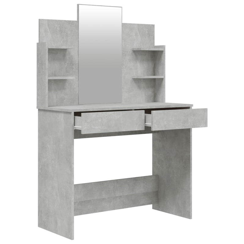 Peilipöytäsarja betoninharmaa 96x40x142 cm
