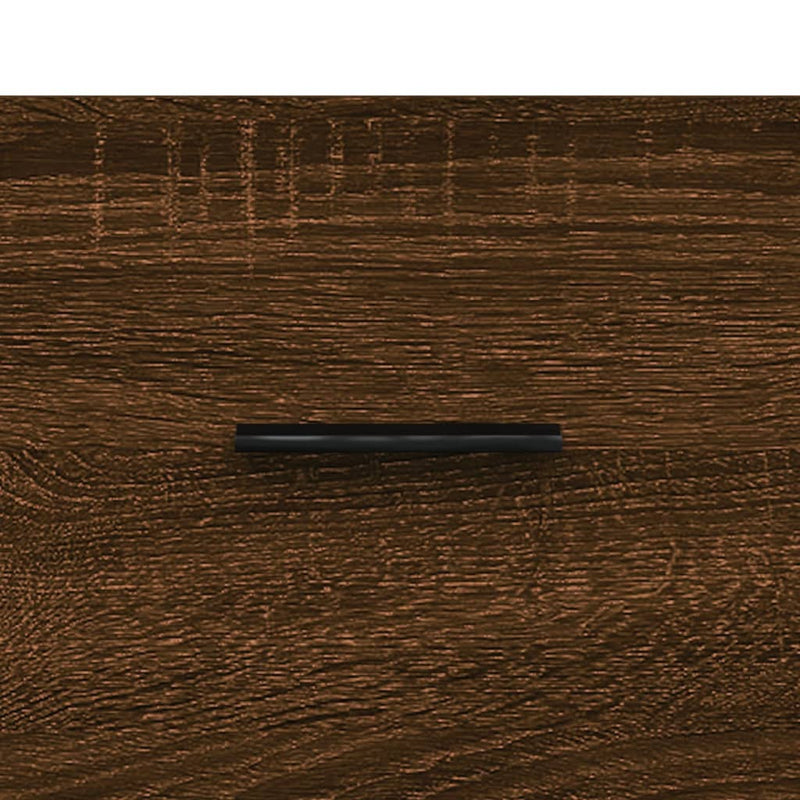 Kaappi ruskea tammi 69,5x34x180 cm tekninen puu
