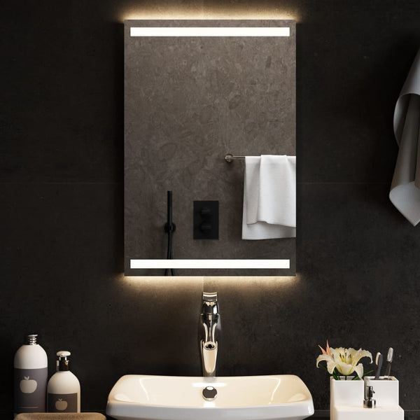 Kylpyhuoneen LED-peili 40x60 cm