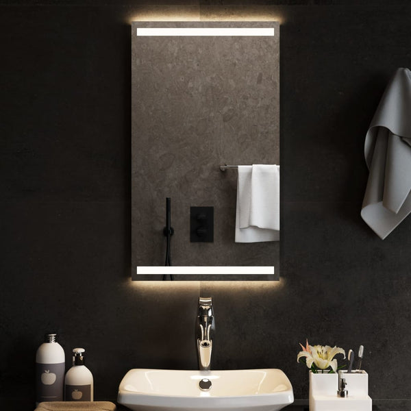Kylpyhuoneen LED-peili 40x70 cm
