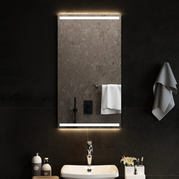 Kylpyhuoneen LED-peili 50x90 cm