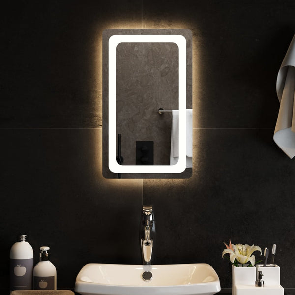Kylpyhuoneen LED-peili 30x50 cm