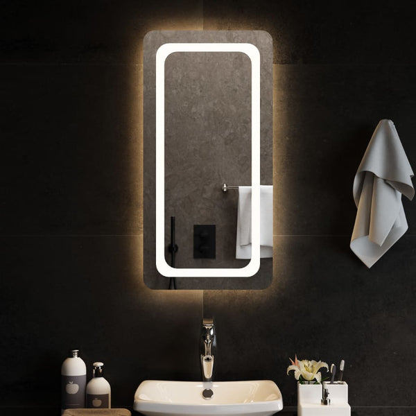 Kylpyhuoneen LED-peili 40x80 cm