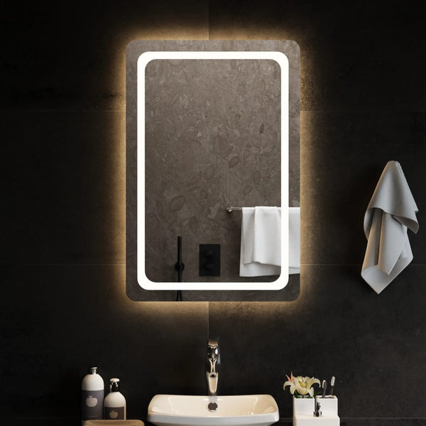Kylpyhuoneen LED-peili 60x90 cm