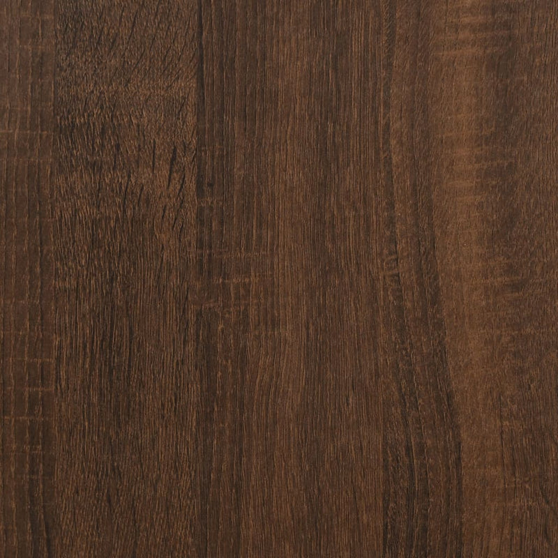 Riippuva kaappi ruskea tammi 39,5x31x60 cm tekninen puu