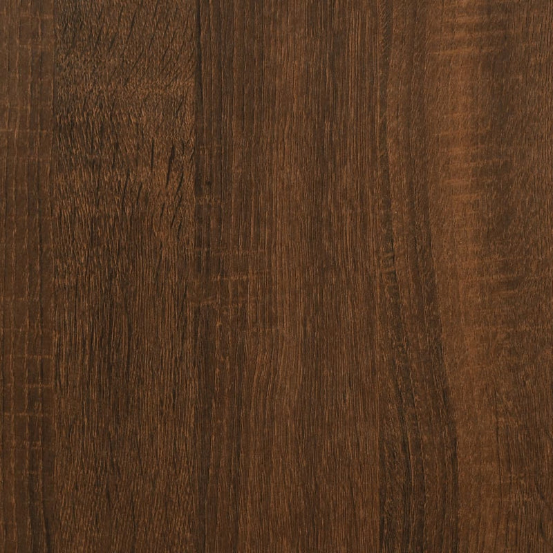 Kylpyhuoneen kaappi ruskea tammi 65x33x60 cm tekninen puu