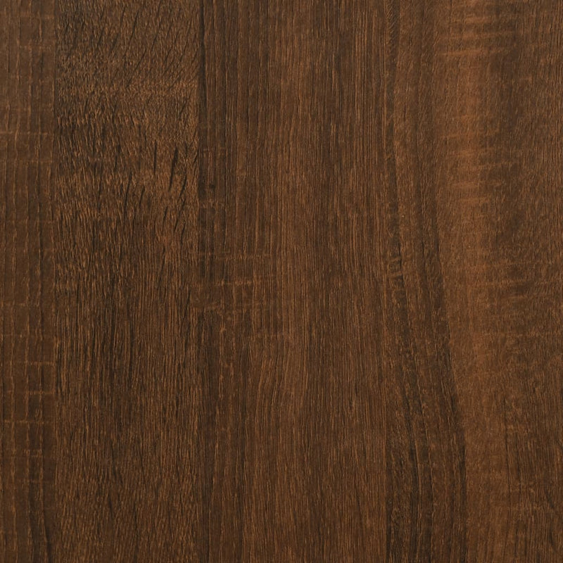 Kylpyhuoneen kaappi ruskea tammi 58x33x60 cm tekninen puu
