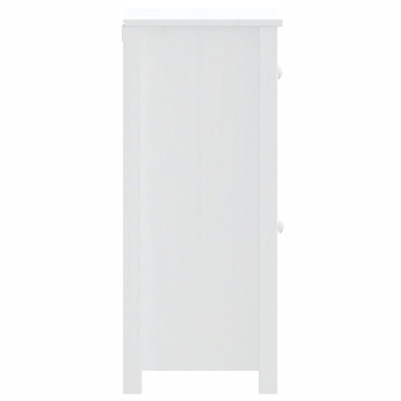 Kylpyhuonekaappi BERG valkoinen 40x34x80 cm täysi mänty