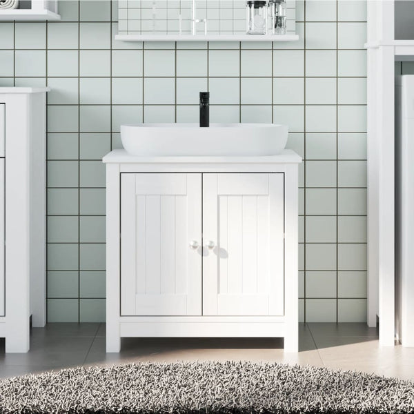 Kylpyhuoneen allaskaappi BERG valkoinen 60x34x59 cm täysi mänty