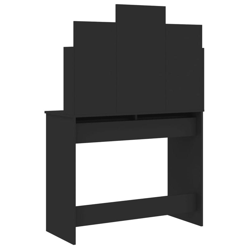 Peilipöytä musta 96x39x142 cm