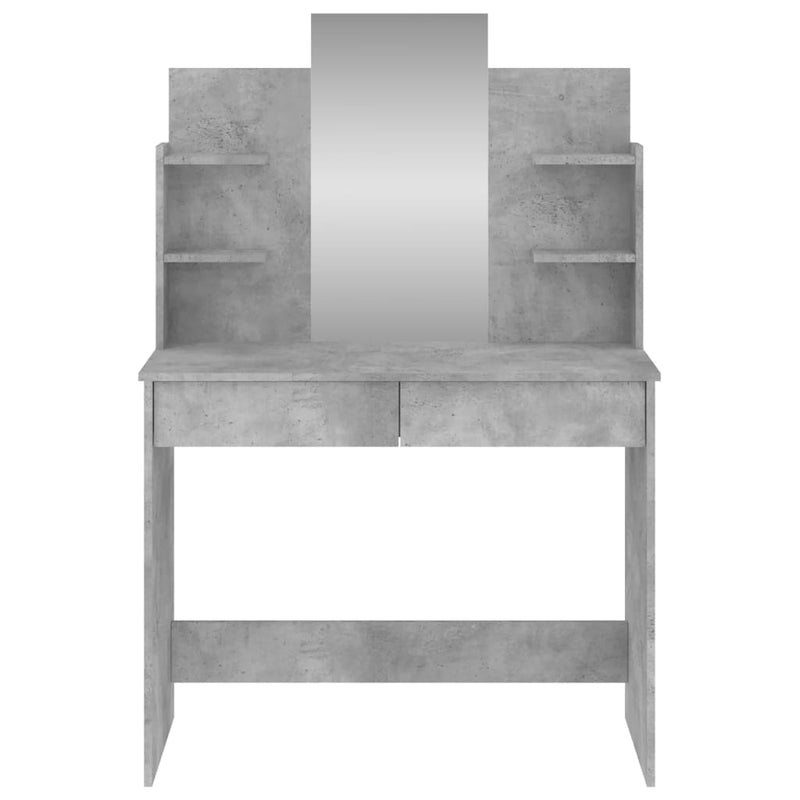 Peilipöytä betoninharmaa 96x39x142 cm