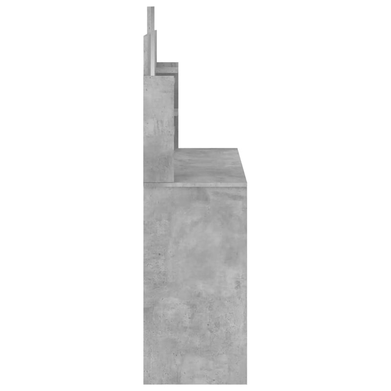 Peilipöytä betoninharmaa 96x39x142 cm