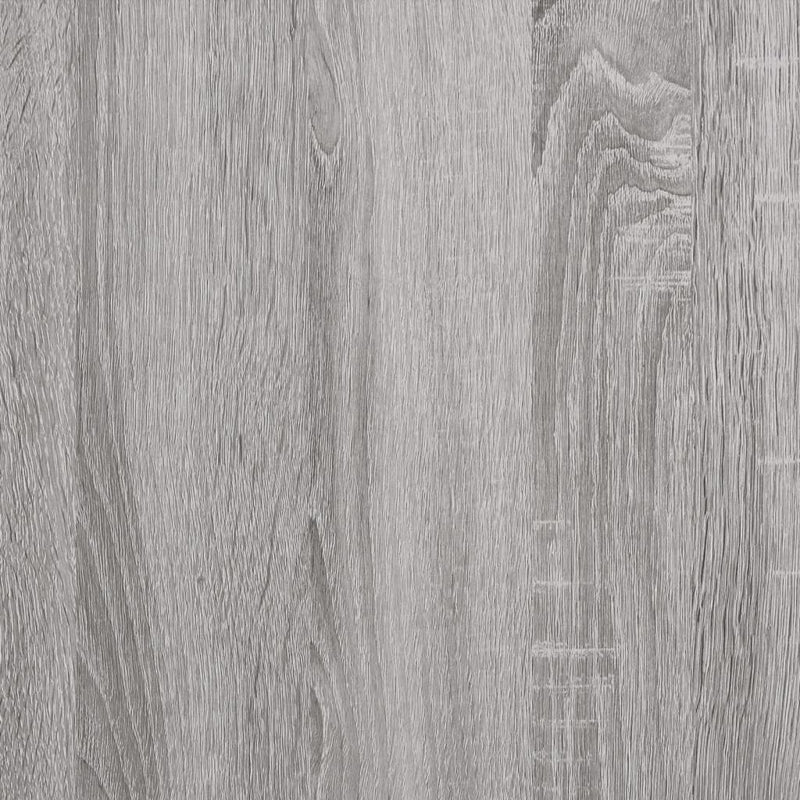 Kirjahylly 3 kerrosta harmaa Sonoma 40x30x86 cm tekninen puu