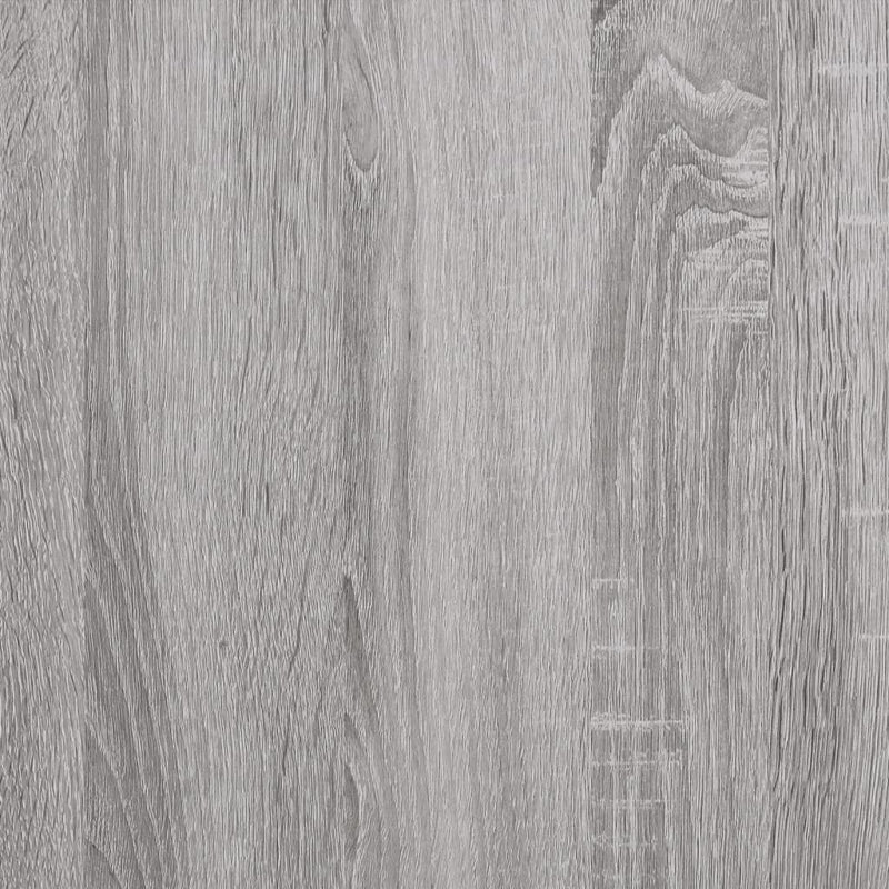 Kirjahylly 6 kerrosta harmaa Sonoma 60x30x188 cm tekninen puu