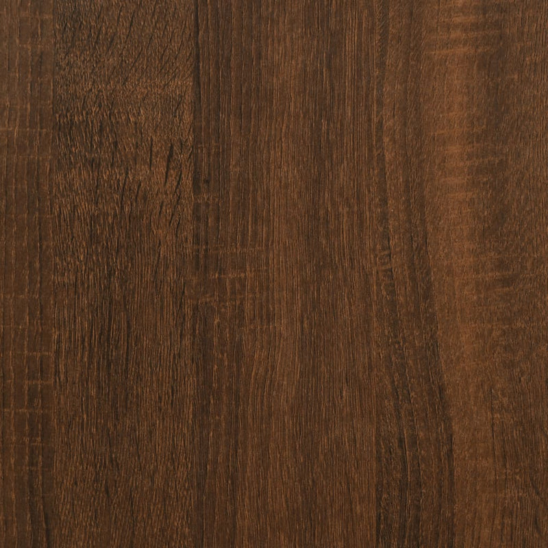 Konsolipöytä ruskea tammi 101x30,5x75 cm tekninen puu