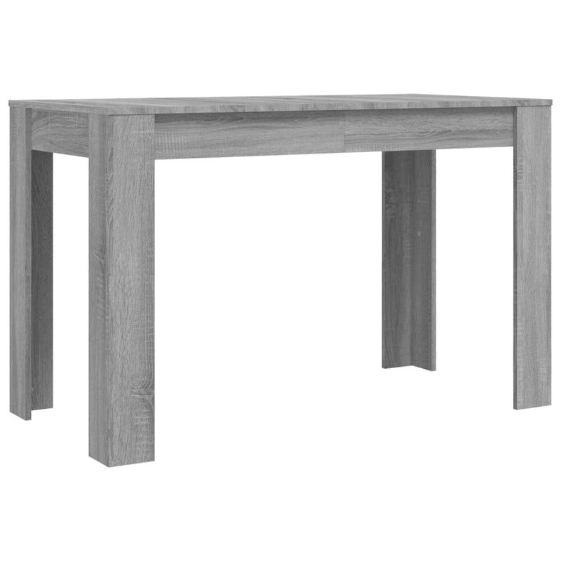 Ruokapöytä harmaa Sonoma 120x60x76 cm tekninen puu