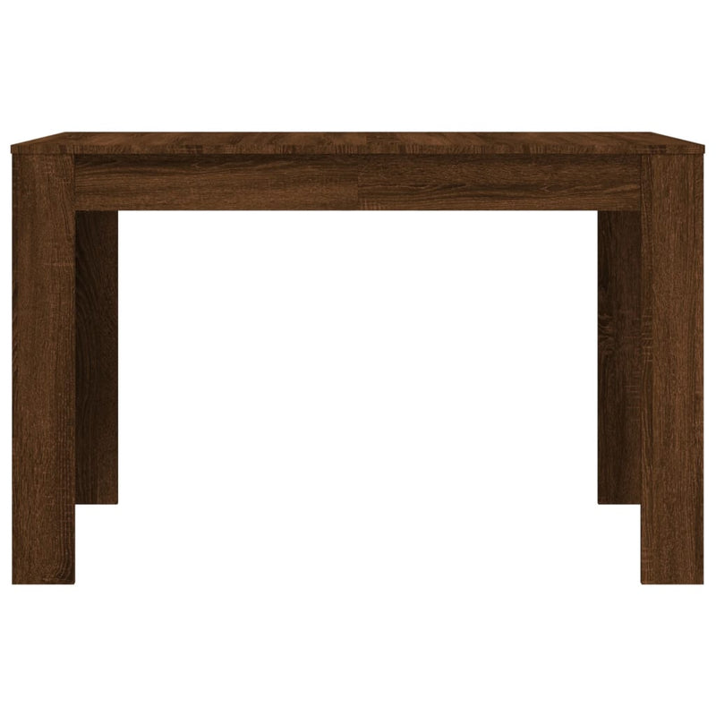 Ruokapöytä ruskea tammi 120x60x76 cm tekninen puu