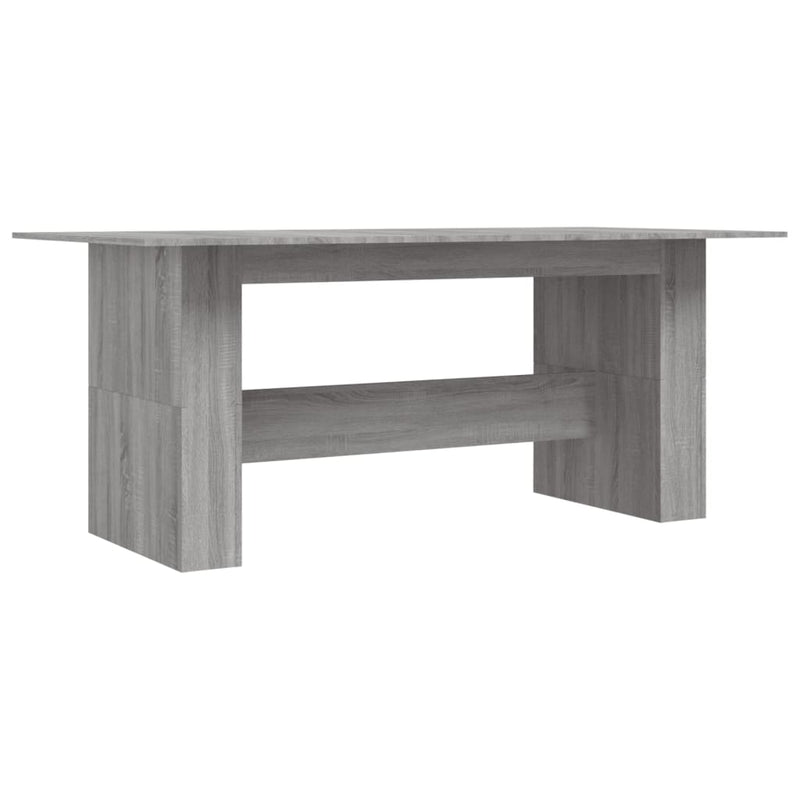 Ruokapöytä harmaa Sonoma 180x90x76 cm tekninen puu