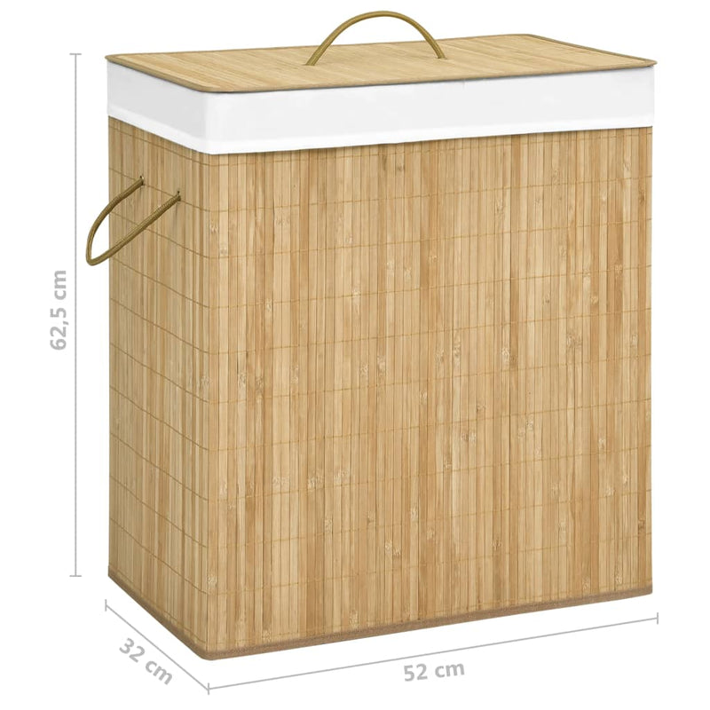 Bambu pyykkikori 100 l - KIWAHome.com