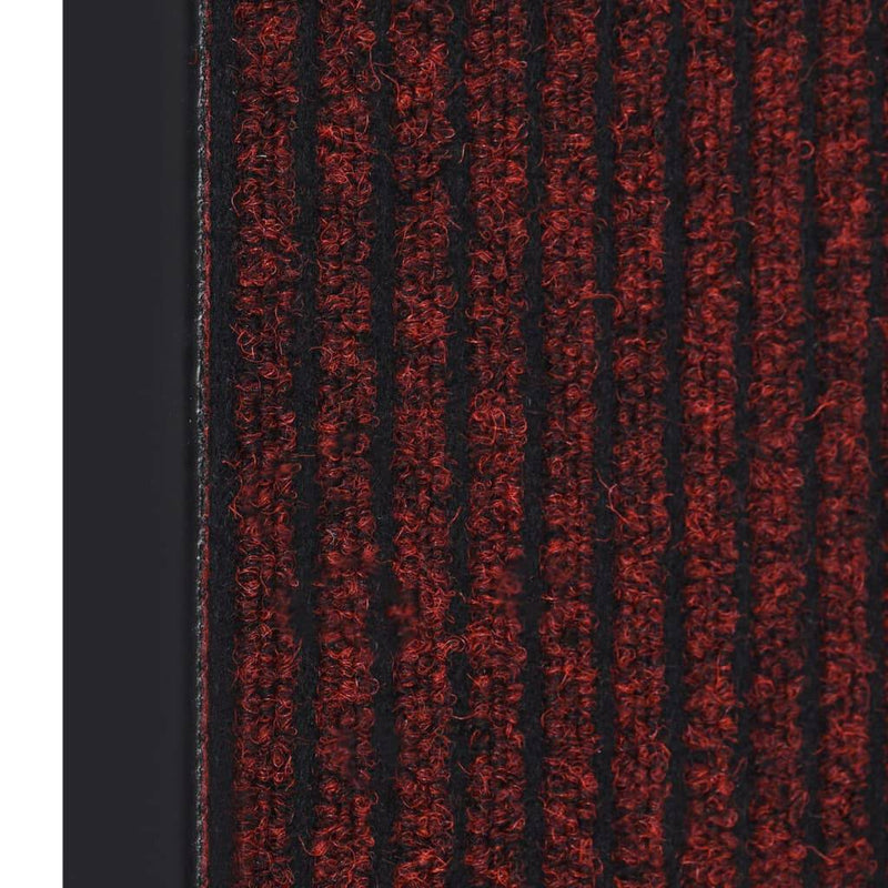 Ovimatto raidallinen punainen 40x60 cm - KIWAHome.com
