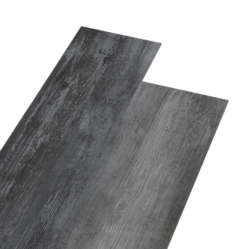 PVC-lattialankut 4,46 m² 3 mm kiiltävä harmaa - KIWAHome.com