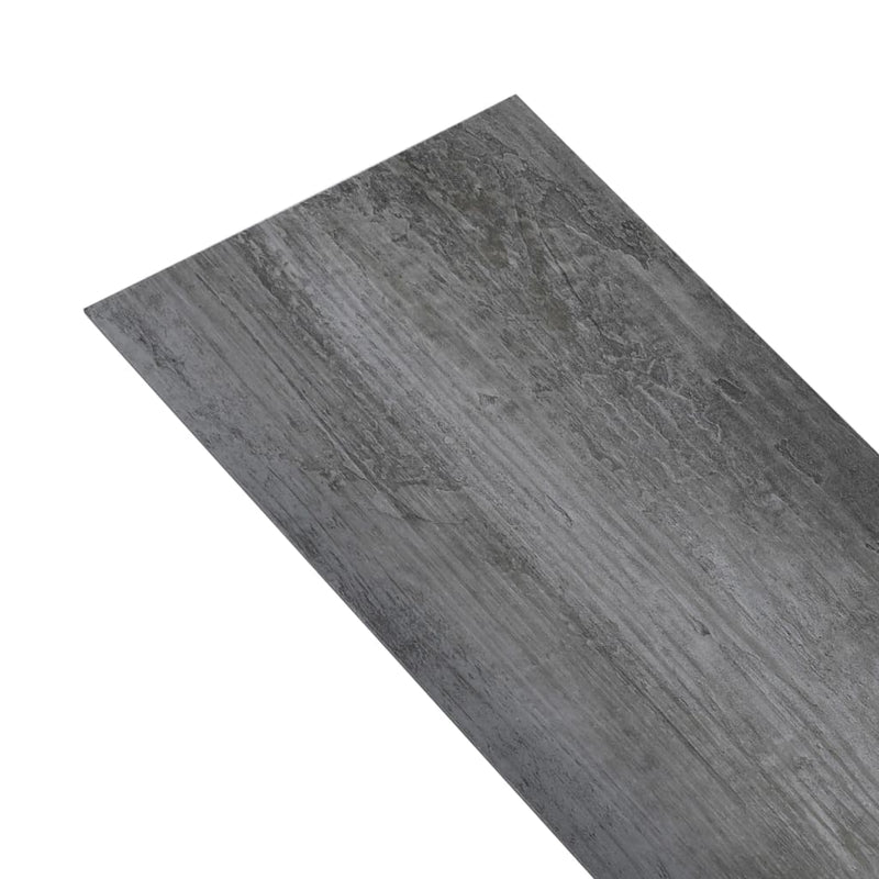 PVC-lattialankut 4,46 m² 3 mm kiiltävä harmaa - KIWAHome.com