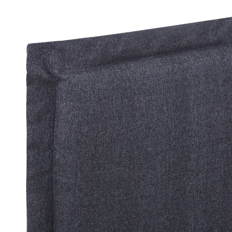 Sängynrunko tummanharmaa kangas 150x200 cm - KIWAHome.com