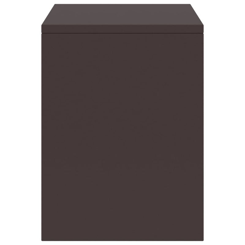 Yöpöytä tummanruskea 35x30x40 cm täysi mänty - KIWAHome.com